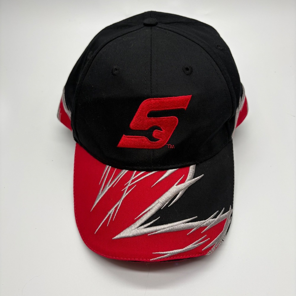 Snap-on Tools Black Red Silver Embroidered Adjustable Baseball Hat